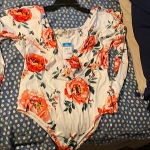 New floral bodysuit